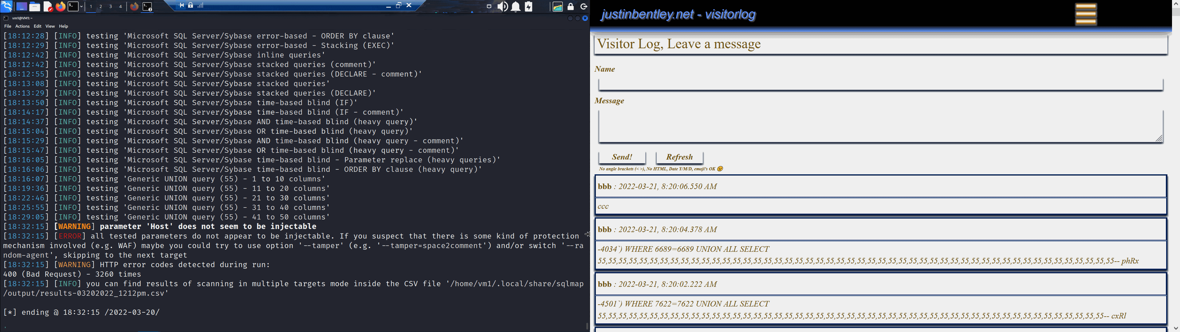 SQL Map VII