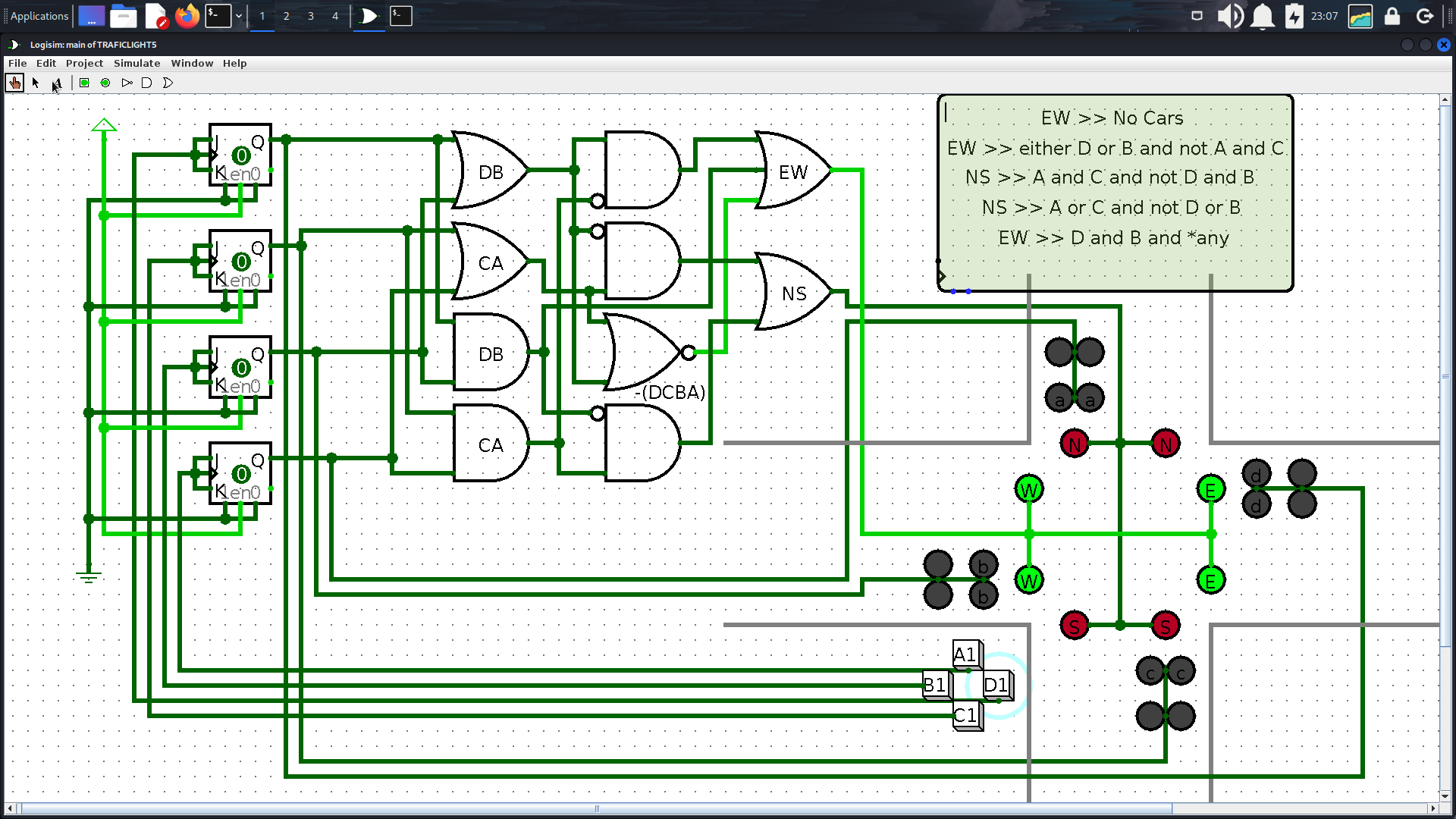 Traffic Light Efficiency After