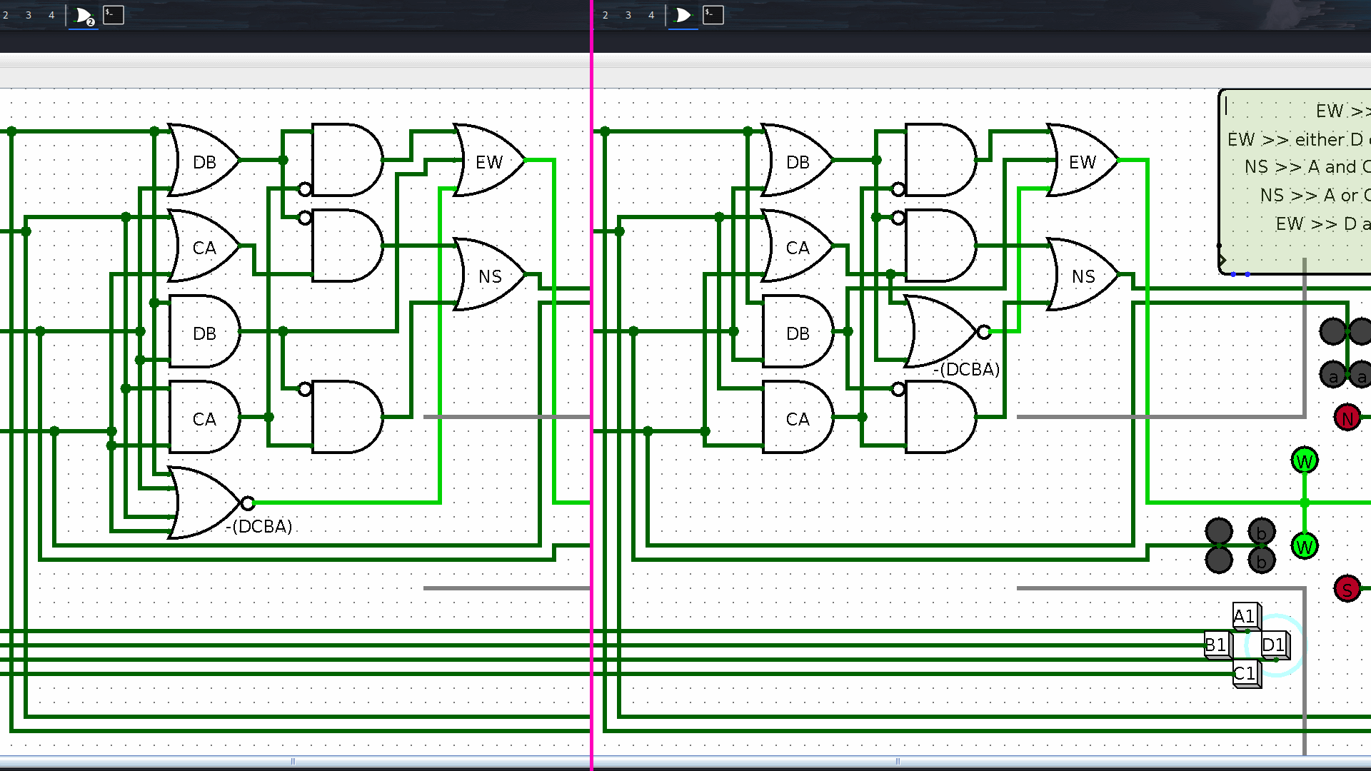 Traffic Light Efficiency Before and After Compare