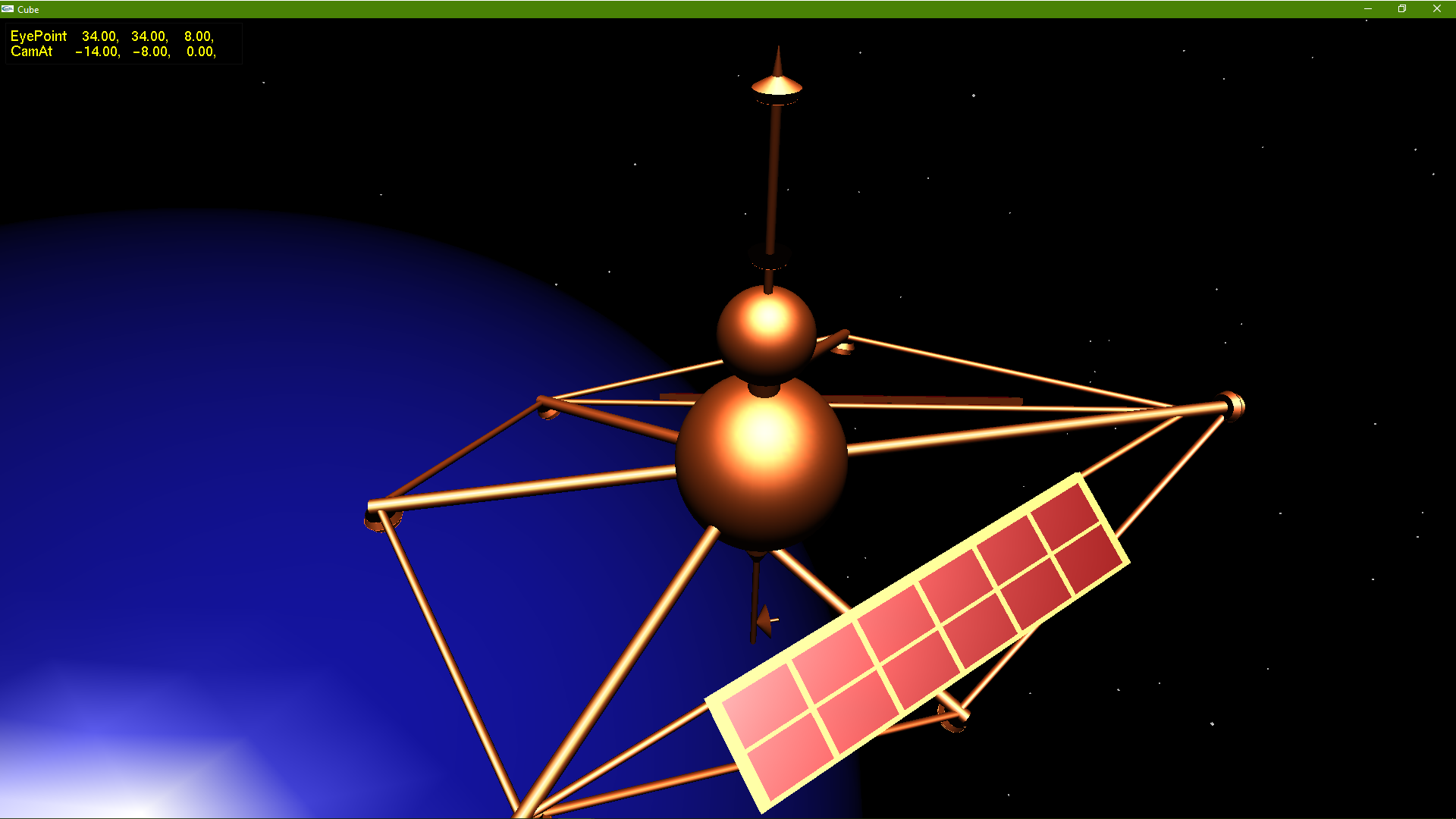 Moonraker Space Station in orbit over the planet