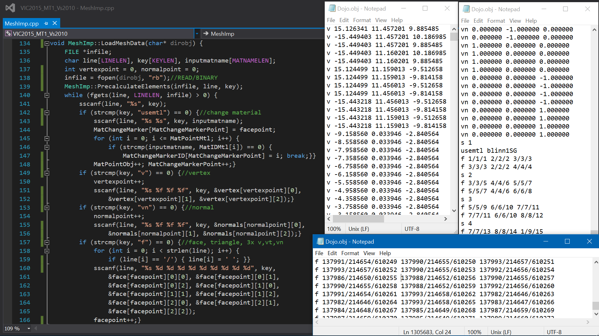 C++ Mesh Importer